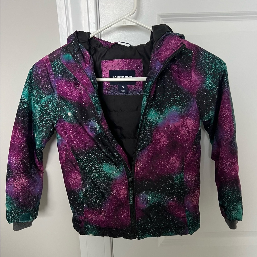 Lands' End Kids' Jacket in Purple and Green